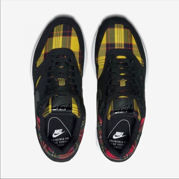 😍NEW! Nike Air Max 1 SE Plaid Tartan Print - Picture 4 of 7